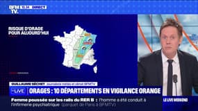 Orages: 10 départements en vigilance orange - 15/07