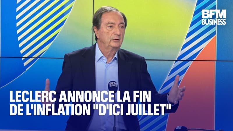 Leclerc annonce la fin de l'inflation "d'ici juillet"