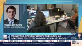 Nicolas Dufourcq (Bpifrance): Bpifrance amplifie son soutien aux entreprises et active de nouvelles mesures d'urgence pour faire face au coronavirus - 17/03