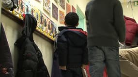 A l'école maternelle de Colombes, dans les Hauts-de-Seine.