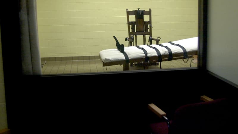 Lit réservé aux condamnés à mort, à Lucasville, dans l'Ohio.