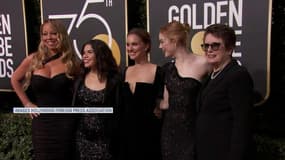 Les actrices vêtues de noir aux Golden Globes pour protester contre les violences sexuelles après l’affaire Weinstein 