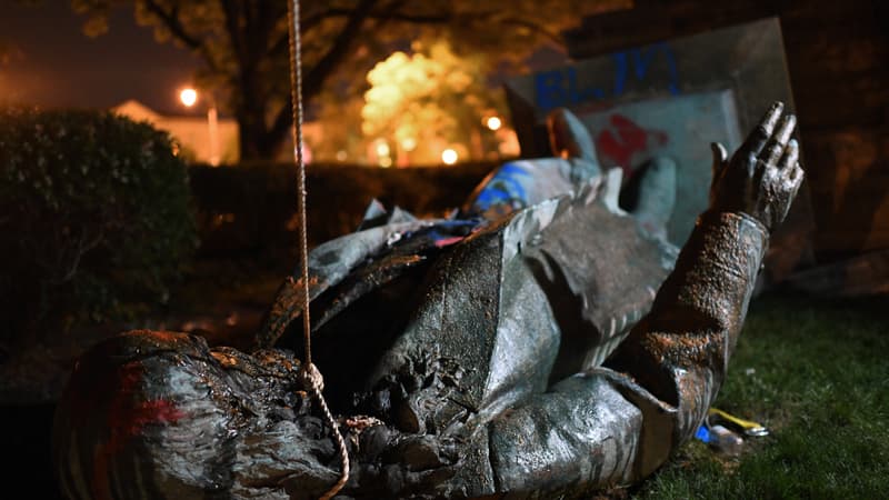 Déboulonnée par des militants de Black Lives Matter, la statue d'un général pro-esclavagisme va faire son retour à Washington