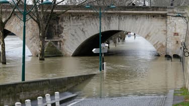 La crue de la Seine le 28 janvier 2018