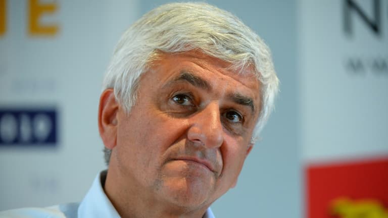 Le président des Centristes et la région Normandie Hervé Morin, à Caen le 21 juillet 2019 Le président des Centristes et la région Normandie Hervé Morin, à Caen le 21 juillet 2019