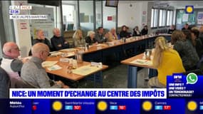  Nice: un moment d'échanges au centre des impôts