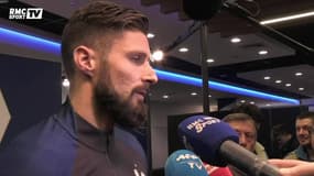 France-Biélorussie (2-1) :  Giroud : "On peut être fiers de ce qu'on a accompli ce soir "