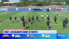 JO 2024: les Bleuets s'entraînent à Trets avant leur premier match à Marseille