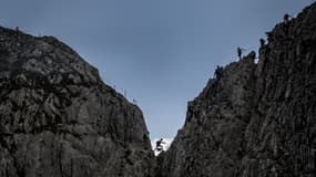 Plusieurs personnes sont restées bloquées dans une descente en rappel (photo d'illustration).