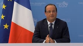 François Hollande s'est exprimé en marge du G20 de Saint-Petersbourg.