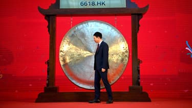 Xin Lijun, le PDG de JD Health International, au siège de JD à Pékin le 8 décembre 2020.