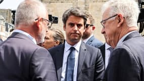 Le Premier ministre Gabriel Attal à Boulogne-sur-Mer le 13 juin 2024 