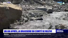 Un an après la tempête Alex, la brasserie du Comté de Saint-Martin-Vésubie se relève