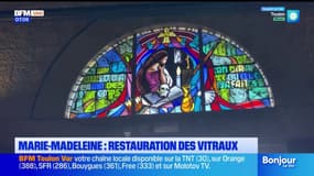 Grotte Sainte-Marie Madeleine: les vitraux restaurés
