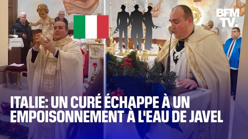 Italie: un prêtre échappe à un empoisonnement à l'eau de javel, la mafia suspectée