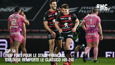 Top 14 : Trop fort pour le Stade Français, Toulouse remporte le Classico (48-24)
