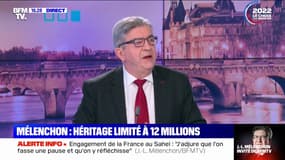 Jean-Luc Mélenchon sur l'héritage limité: "Celui à qui il restera 12 millions ne plongera pas dans la détresse de la misère"