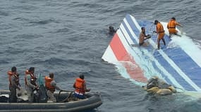 Les débris du vol Air France - Image d'illustration