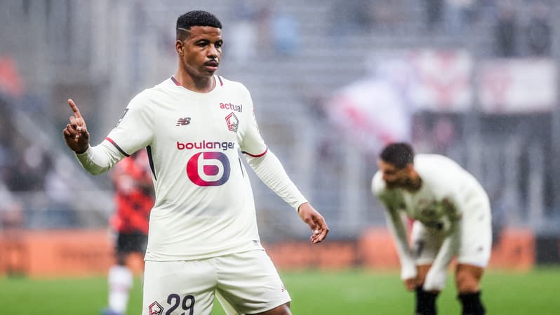 Hamza Igamane avec Lille le 30 août 2025