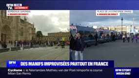 Story 2 : Des manifs improvisées partout en France - 18/03