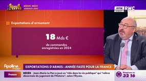 La France a exporté plus de 18 milliards d'euros d'armes en 2024