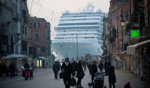 Venise a interdit que les paquebots s'approchent de la célèbre place Saint-Marc