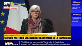 "Pendant près d'un an, être utile à la Nation": Catherine Vautrin lance la campagne de recrutement du service national militaire volontaire