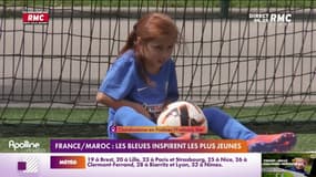 8èmes de finale France-Maroc: les Bleues inspirent les plus jeunes