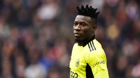 André Onana avec l'Ajax Amsterdam en mars 2022