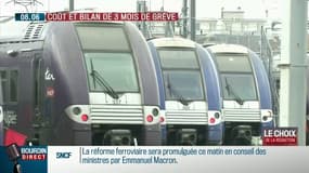 Trois mois de grève à la SNCF: combien ça coûte? 
