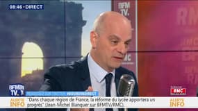 Jean-Michel Blanquer: "La note du baccalauréat sera composée à 60% par le contrôle final et à 40% par le contrôle continu."