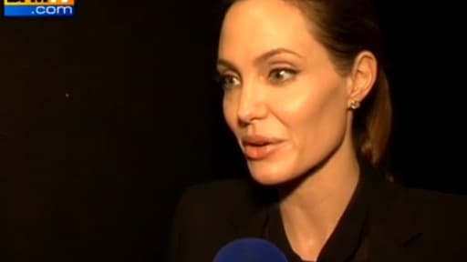 Angelina Jolie, au micro de BFMTV