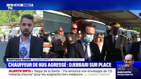 Chauffeur de bus agressé : Jean-Baptiste Djebbari sur place - 07/07
