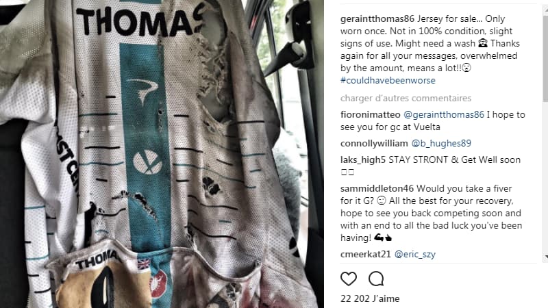 Compte instagram de Geraint Thomas