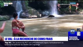 Le Val: la chute du Grand Baou prise d'assaut avec les températures caniculaires