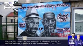 Stains: la fresque en hommage à Adama Traoré et George Floyd a été vandalisée
