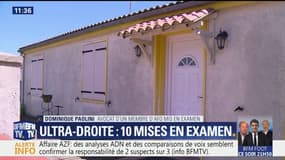 La maison corse d'un des deux mis en examen, présumé membre de l'AFO interpellé sur l'île.