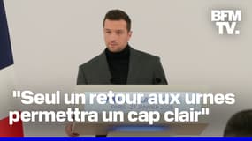 Gouvernement, législatives, Allemagne... La conférence de presse de Jordan Bardella en intégralité 