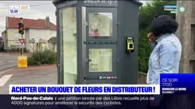 Pas-de-Calais: un distributeur de bouquets de fleurs à Campagne-lès-Hesdin