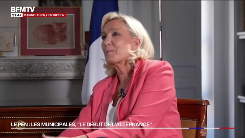 Marine Le Pen: "Je n'ai pas peur des élections (...) la gestion RN ça marche, les Français doivent s'offrir cette chance-là"