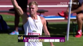 EXCLU : Le lancer du disque phénoménal de Kevin Mayer à plus de 50 mètres !