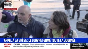 "Il y a une force assez unique au sein du musée pour dire que ça suffit":  des employés du Louvre sont en grève