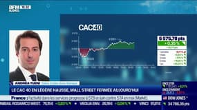 Andréa Tueni (Saxo Banque) : Le CAC 40 en légère hausse, Wall Street fermée aujourd'hui - 05/07