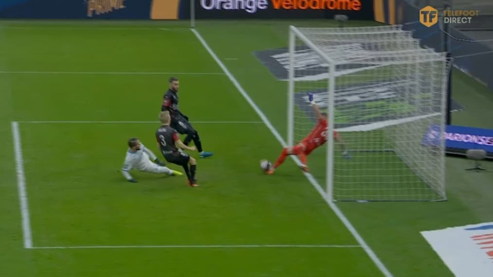 Dario Benedetto lors de OM-Nîmes, le 16 janvier 2021 Dario Benedetto lors de OM-Nîmes, le 16 janvier 2021