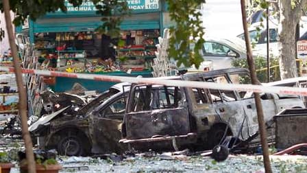 Une explosion certainement provoquée par une voiture piégée a fait trois morts et 15 blessés mardi dans un quartier du centre d'Ankara abritant des bâtiments gouvernementaux. /Photo prise le 20 septembre 2011/REUTERS/Umit Bektas