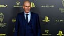 Zinedine Zidane sur le tapis rouge de la 66e cérémonie du Ballon d'or