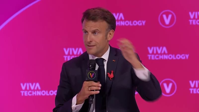 Emmanuel Macron sur l'IA: On doit s'approprier du côté de l'action publique ces nouveaux usages