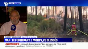 Incendie dans le Var: le maire de Gonfaron pense que ses habitants vont "passer une nuit moins agitée"