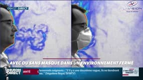 Avec ou sans masque, voici la différence: l'imagerie 3D et thermique révèle la circulation du virus
