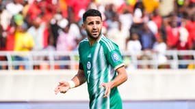 Riyad Mahrez avec l'Algérie, le 20 novembre 2023